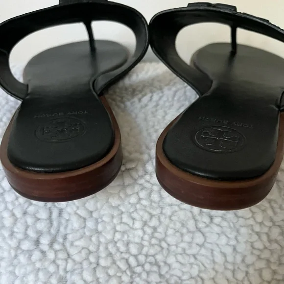 Tory Burch Weston Logo Sandals - Picture 6 of 7